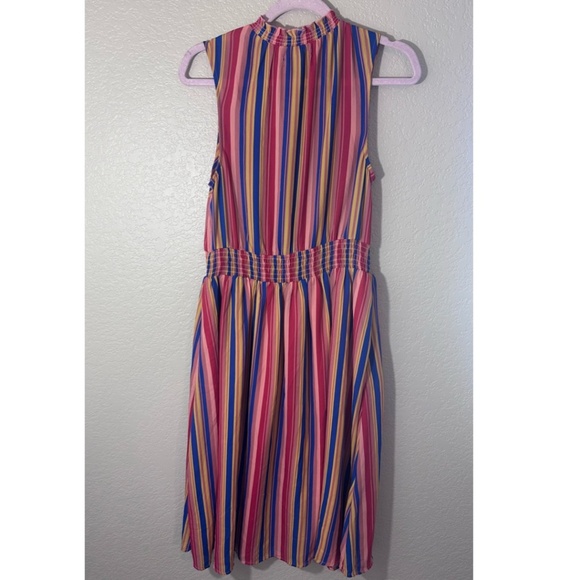 ModCloth Savor The Occasion Dress Striped Multicolor - Picture 4 of 6